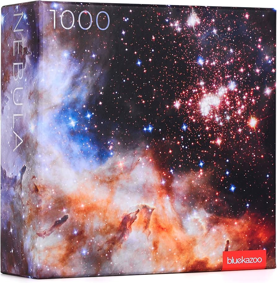 Amazon.com: Nebula 1,000 Piece Space Jigsaw Puzzle by Blue